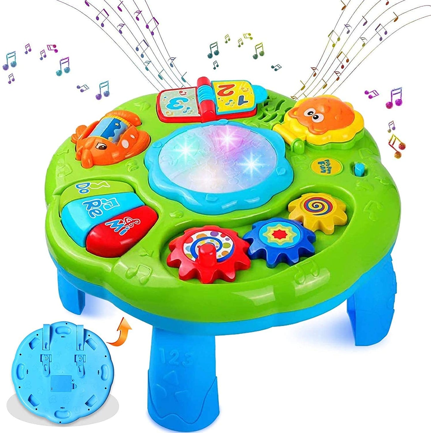 Vellique ; An ECommerce Brand Baby Toys 6 To 1218 Months, Musical Activity Table For 1 Year Old Boys Girls Gifts Toddler Infan
