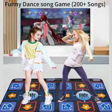 Damcoola Dance Mat for Kids and Adults, Flannel Dance Pad for Kids Toys, Soft TV Dancing mat,Plug & Play Family Game,Xmas Gifts