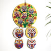 Picknmake Art & Craft Kit For Kids & Adults, Diy Home Decor, Wooden Owl Painting Kit (All Materials Included)