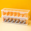 Egektbh 2 Pack Card Game Organizer With 7 Removable Dividers, Plastic Card Case For Trading Card Holds 700+Card, Clear Storage C