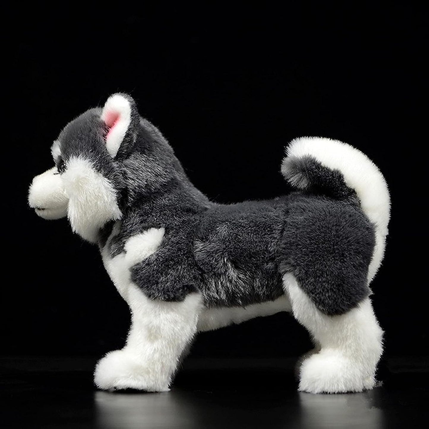 Zhongxin Made Alaskan Dog Stuffed Animal - 12Inch Cute Alaskan Malamute Plush Toy, Lovely Dog Plush Toy Model As Gift Toy Gift Collection For Kids
