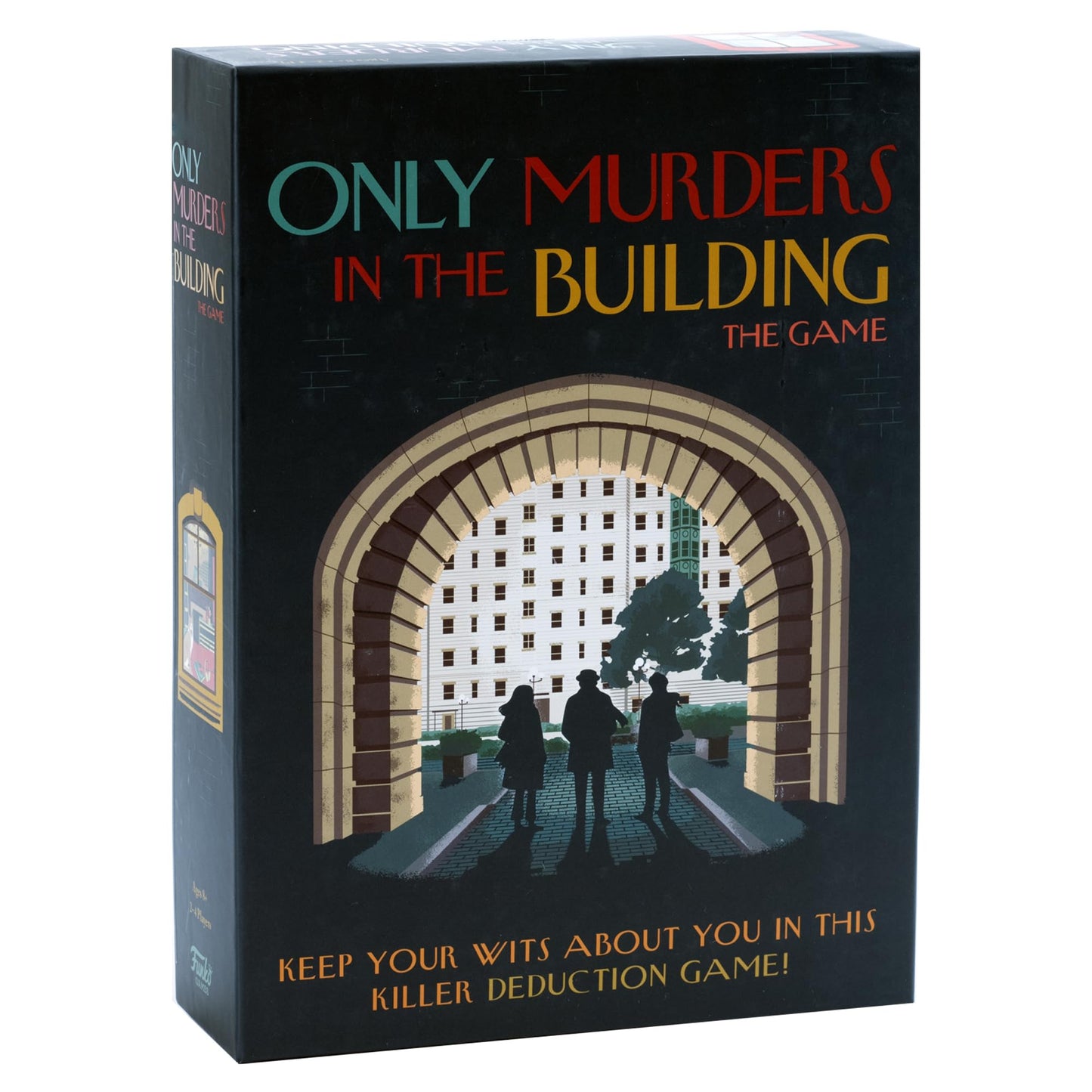 FUNKO GAMES Only Murders in The Building Multicolor Board Game - Fun Detective Party Game for Fans and Families