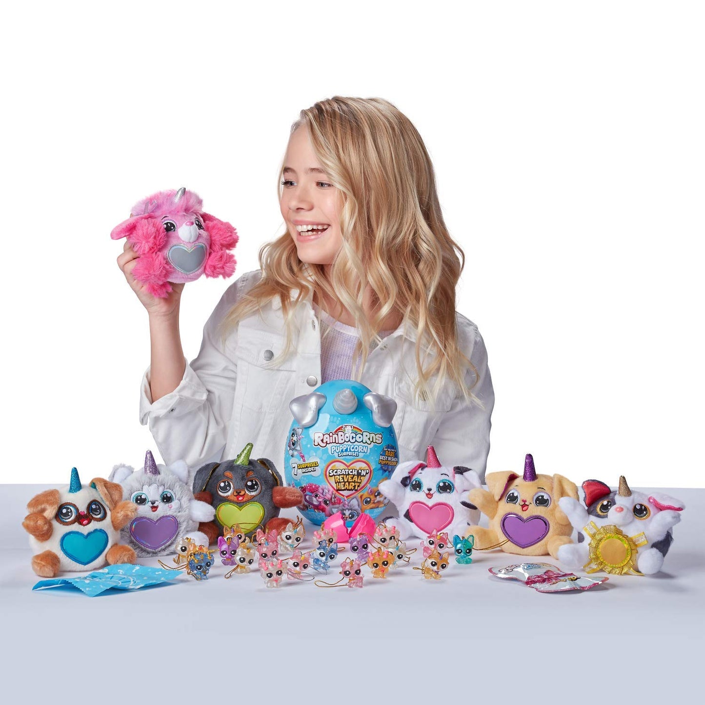 Rainbocorns Puppycorn Surprise Series 1 (Puggy) By Zuru Cuddle Dog Plush Stuffed Animal, Surprises, Slime Mix, Stickers, And More - Penny The Puggy