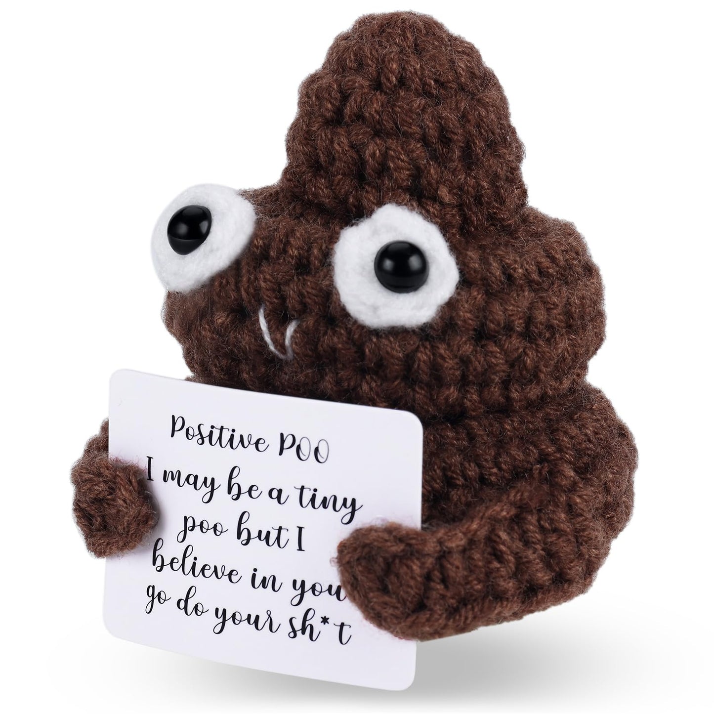 Lestp Funny Gifts Women Positive Duck Mom Emotional Support Crochet Nuggets Pickle Plush Partner Cute Birthday Gift Gag Metal He
