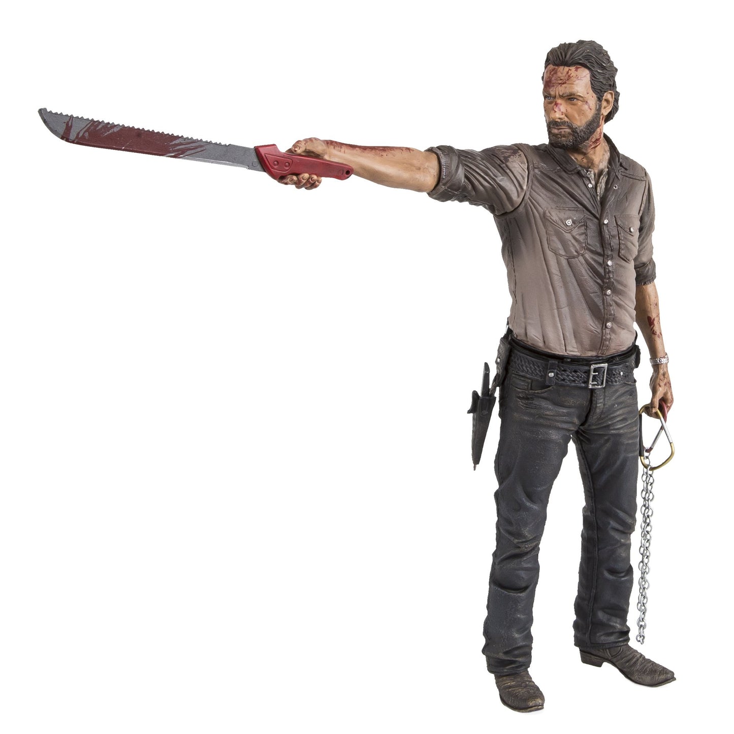 Mcfarlane Toys The Walking Dead Tv 10' Rick Grimes Vigilante Edition Deluxe Figure