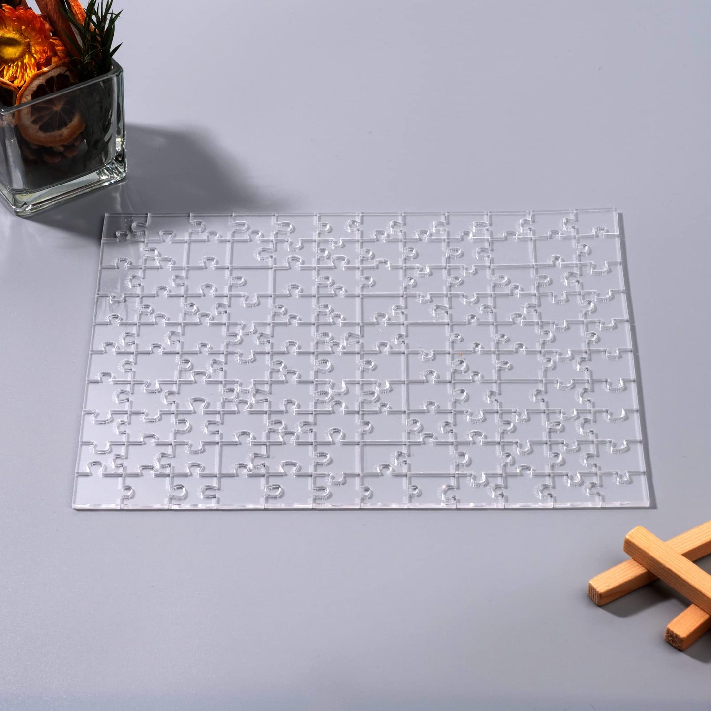 Zzyfgh Clear Hard Puzzle Jigsaw, Impossible Challenge 120 Piece Difficult Jigsaw Puzzle Game For Adults Children