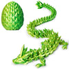 Aumeiller 3D Printed Dragon, Beautiful Flexible Crystal Dragon, Fidget Toy For Birthday Gift For Kids And Adults (Laser Yellow G