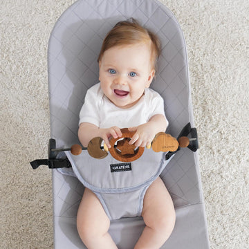 Igratens Baby Bjorn Bouncer Toy Bar, Attachment For Bouncer Balance Soft & Bliss, Baby Sensory Toy, Rotatable, Easy To Attach An