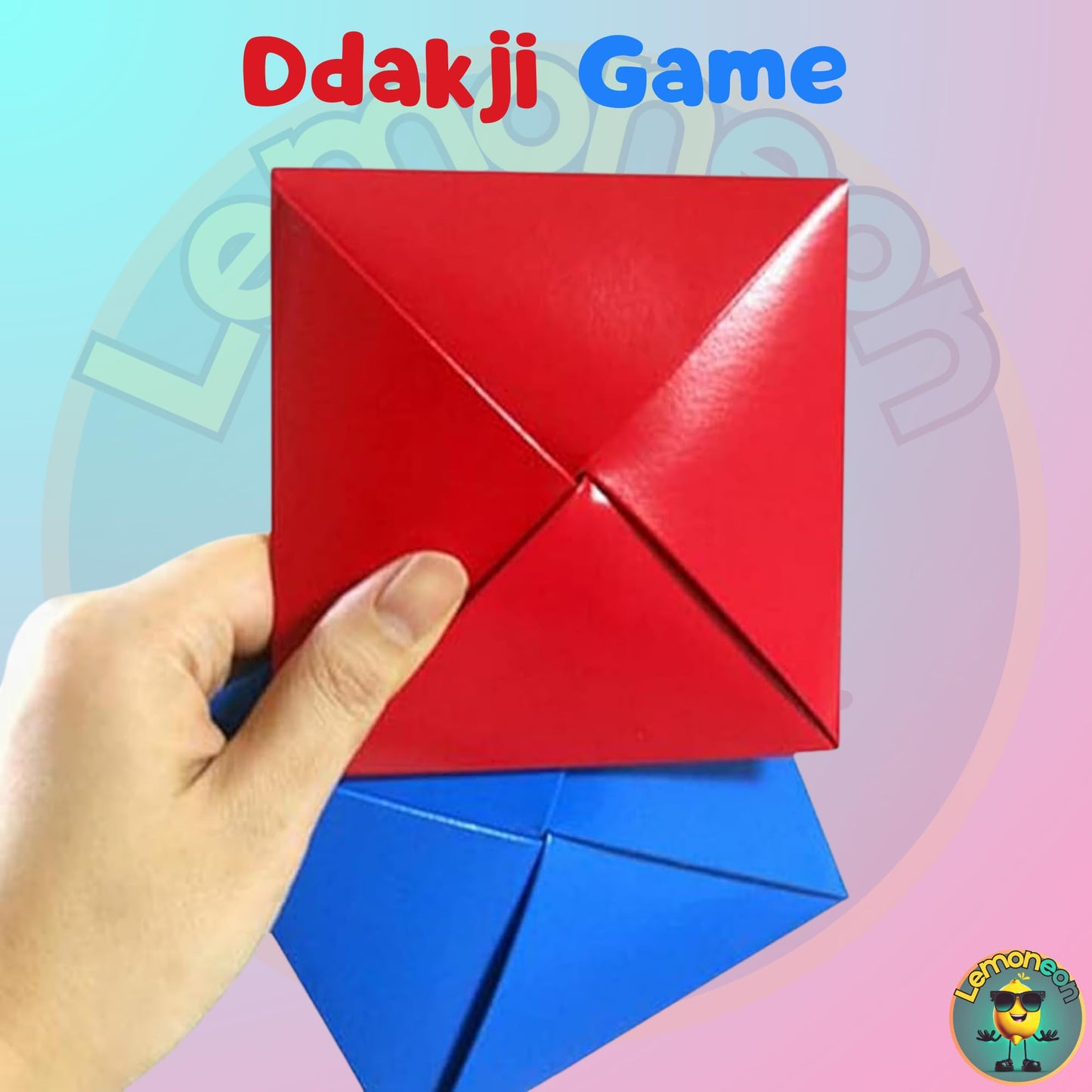 Markhomia Gonggi Korean Traditional Folk Game Play Set - Jebi Chagi, Gong-Gi, Biseokchigi, Paeng-Y, Ddakji, Family Travel Games