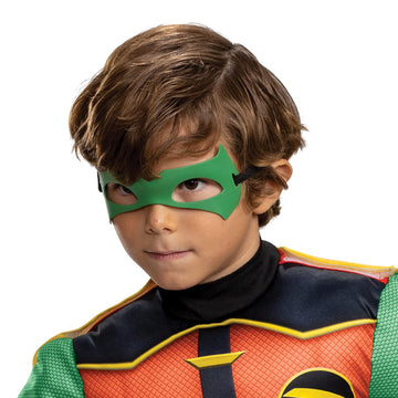 Disguise Batwheels Robin Muscle Costume, Official Batwheels Costume Outfit And Headpiece, Size (3T-4T)