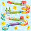 Socbtnso Duck Slide Toys, Bath Toys For Kids Ages 4-8, Diy Building Kit For Ages 5-7, Bathtub Time Birthday Gift For Toddler 3 +