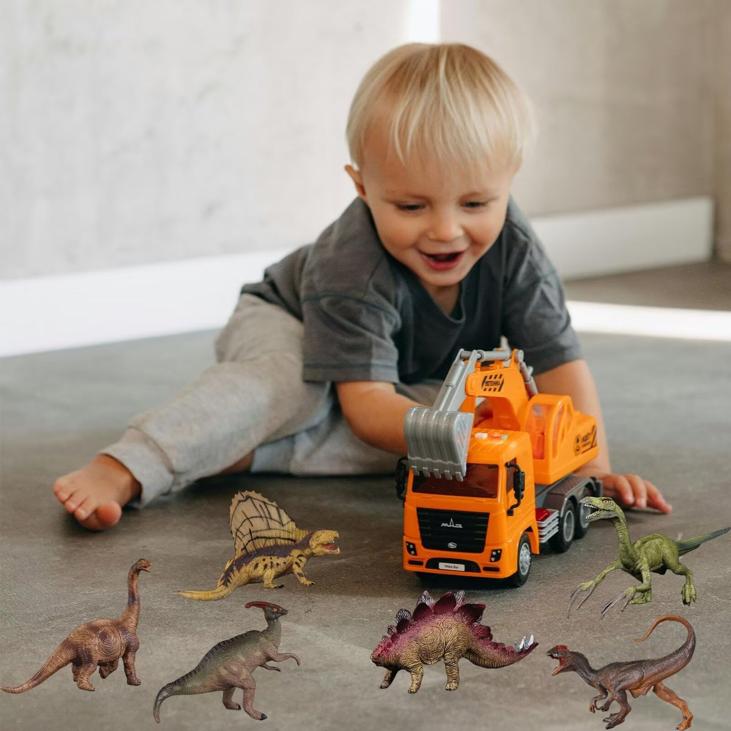 Pau1Hami1Ton Dinosaur Toys For Kids 3-5,6 Pack Realistic Toddler Dinosaur Toy Set,Educational Dinosaurs For Kids 3-5,Perfect Din