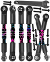 Hopsuprc Rc Adjustable Turnbuckles Camber Links Steering Links Upgrades Part For 1/8 Typhon 4Wd 3S Mega 550 Blx,1/10 Big Rock 4X