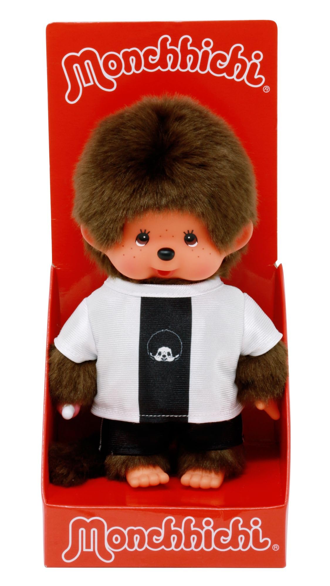 Sekiguchi Boy In Football Jersey | 20 Cm Monchhichi Doll | European Championship Football Edition