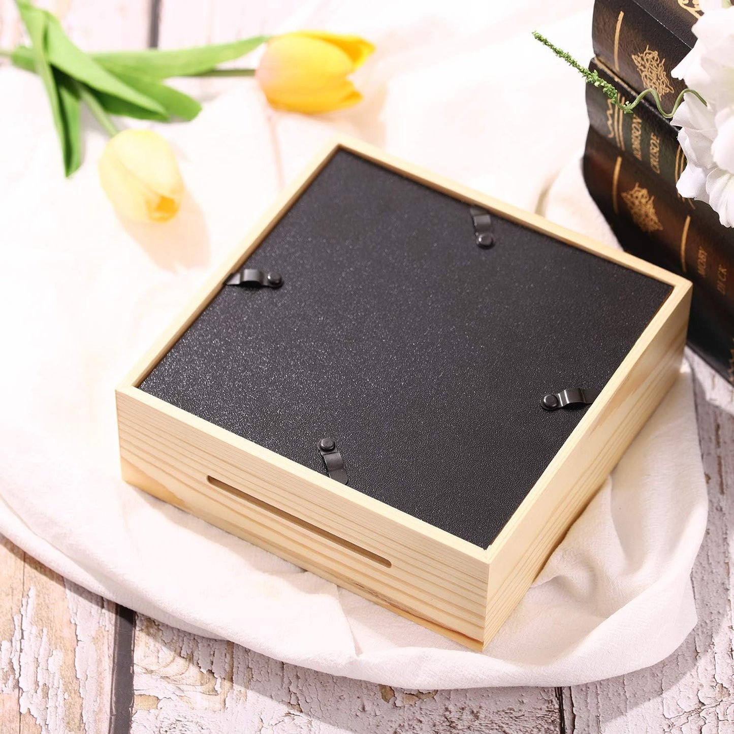Piggy Banks For Adults, Wooden Money Coin Bank For Boys And Girls, Coin Bank Money Bank, Sized 6.5X6.5X2.2 Inch, Natural Wood Money Box, Printed On The Plexiglass Front-Make Your Dreams Happen.