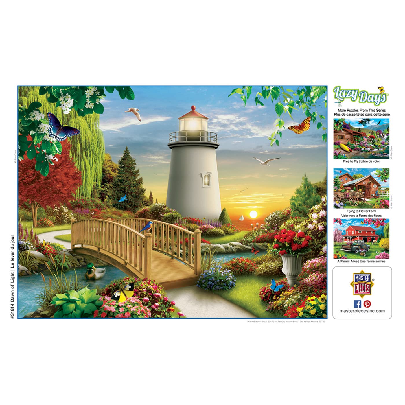 Masterpieces 750 Piece Jigsaw Puzzle For Adults And Family - Dawn Of Light - 18''X24''