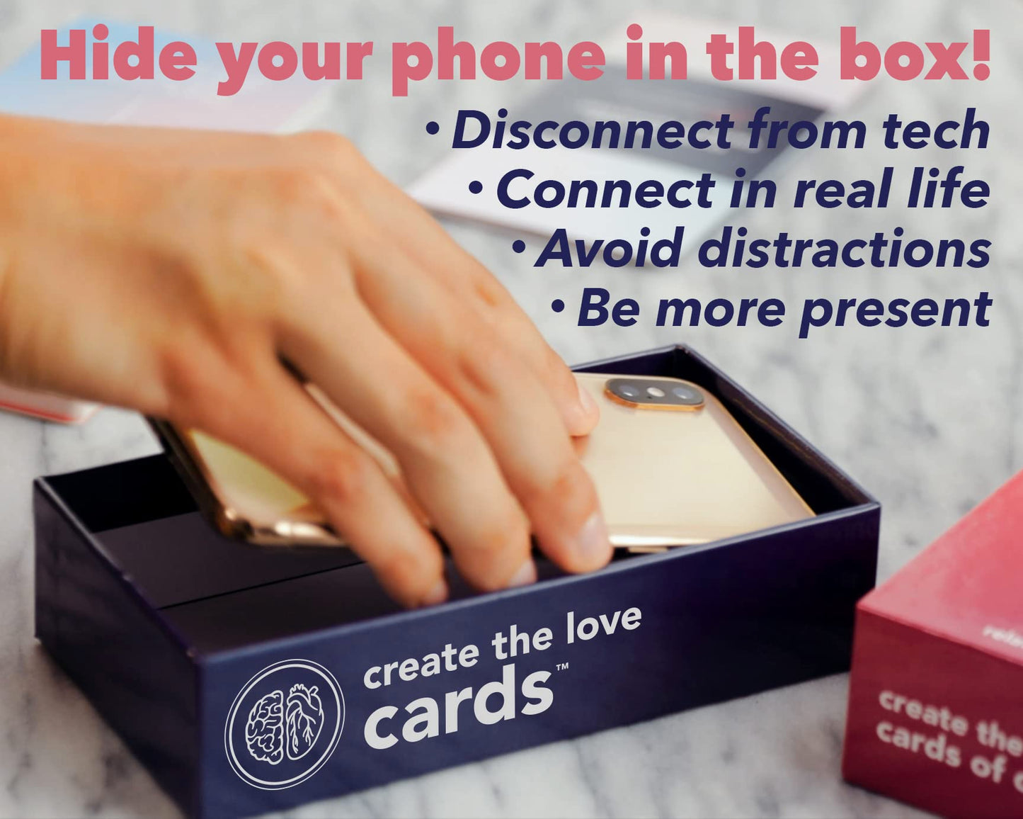 Create The Love Cards - Couples Card Game for Dating & Relationship Conversations, Enhancing Intimacy & Communication, Clear Design