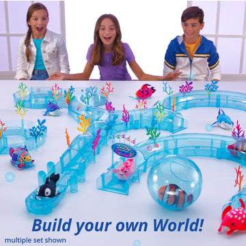 Zhu Zhu Aquarium Coral Reef Tunnel Playset W/ Fish Included