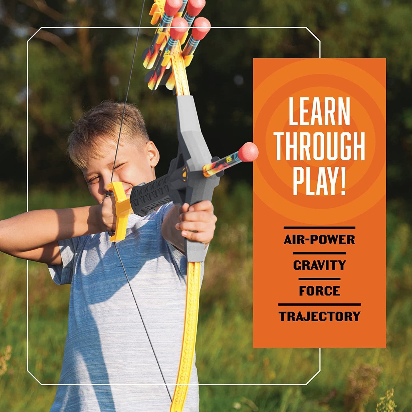Kids Bow And Arrow Archery Set - Coolest Toys For Boys Age 6, 7, 8, 9, 10, 11 & 12 Year Old Boy Gifts - Cool Boy Toys Birthday Gift - Best Outdoor Kid Sports Play Toy