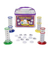 Super Duper Publications Token Towers Manipulative - Medium Multi-color Plastic Educational Resource (Model CHIPS-22)