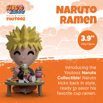 Youtooz Naruto Ramen 3.9 Inch Vinyl Figure, Collectible Uzamaki Naruto Ramen from Anime Naruto by Youtooz Naruto Collection