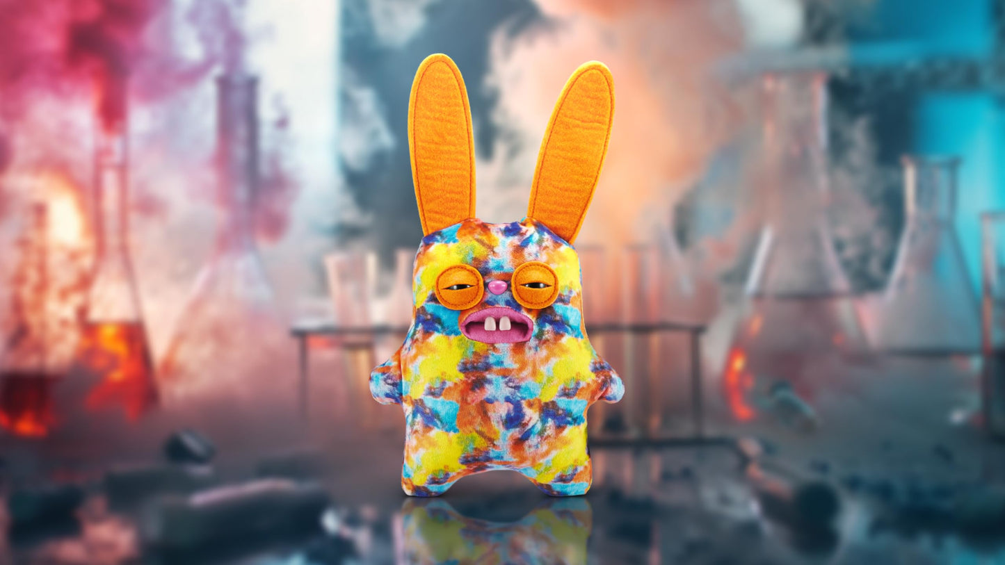 Fuggler Laboratory Misfits By Zuru Funny Ugly Monster, Plush, Collectible, Silly, Toy (Rabid Rabbit)