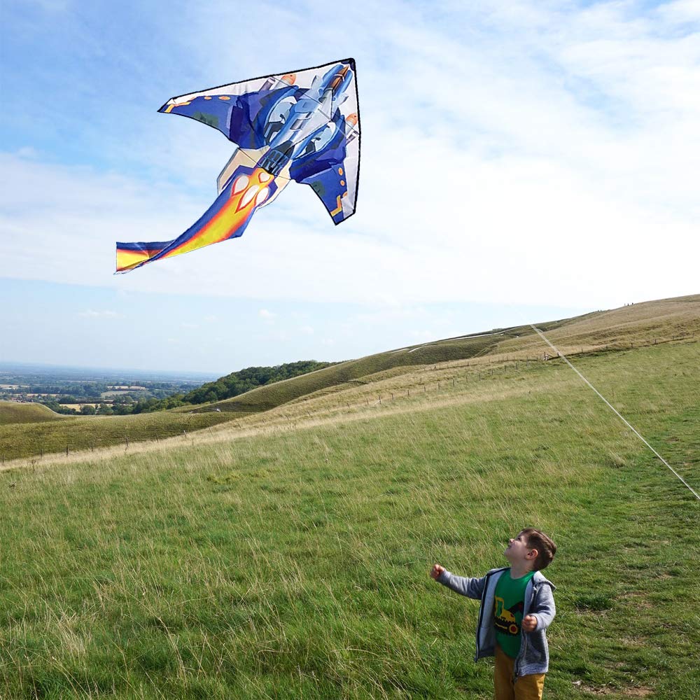 Airplane Kite For Kids & Adults Easy To Fly
