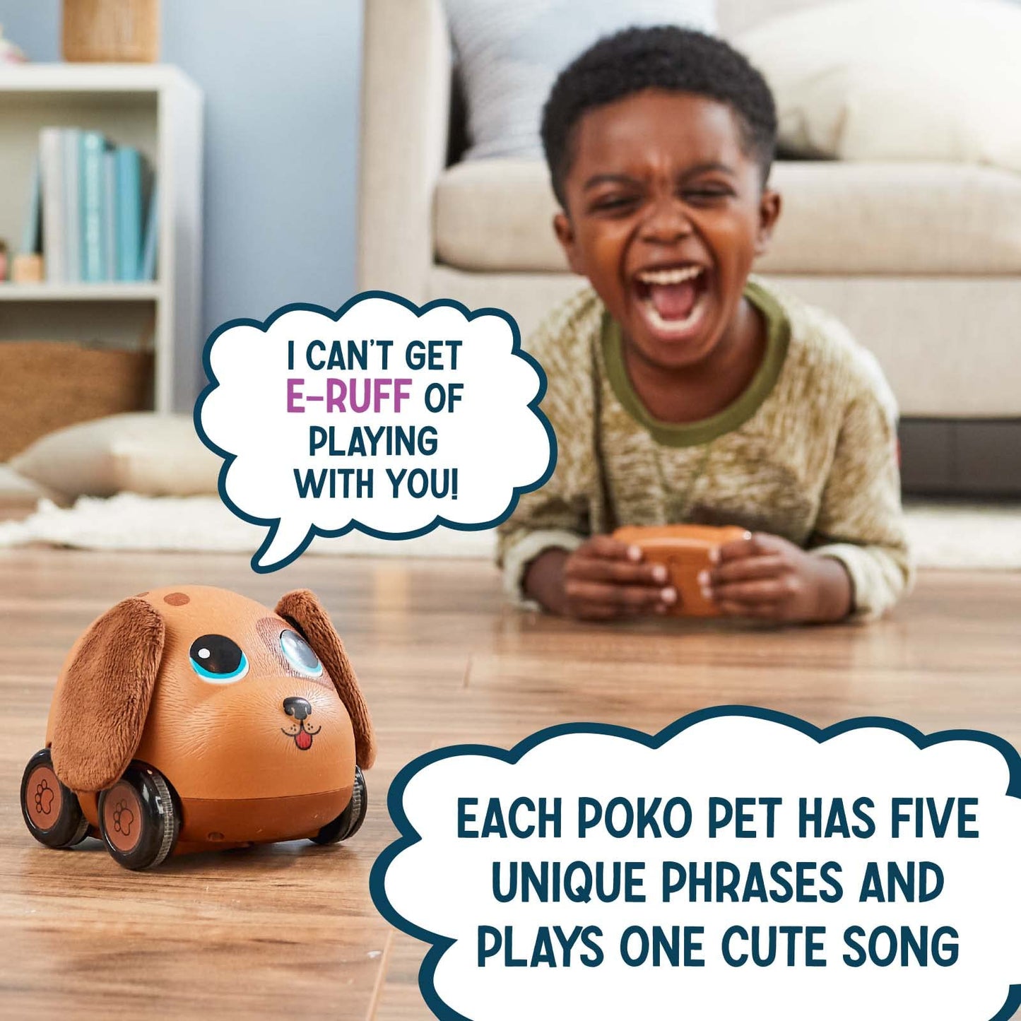 Flybar Poko Petz, Remote Control Car For Toddlers Dog Toys - 2.4Gh For Boys And Girls, Light Up Toddler Toys, Singing, Talking Toys, Preschool Toys, Best Birthday, Toddler Gifts For Ages 3 And Up
