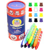 Lebze Toddler Crayons, Non-Toxic Jumbo Washable 12 Colors, 12 Count, Twistable Art Supplies for Kids and Children