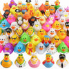 Motiloo 60 Pcs Rubber Ducks,Mini Jeeps Rubber Duckie Toys For Kids Bulk Bath Shower Toys, Birthday Gifts, Holiday Party Favors