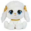 P.Lushes Designer Fashion Pets Catalina Monroe Premium Poodle Puppy Stuffed Animal, White And Gold, 6