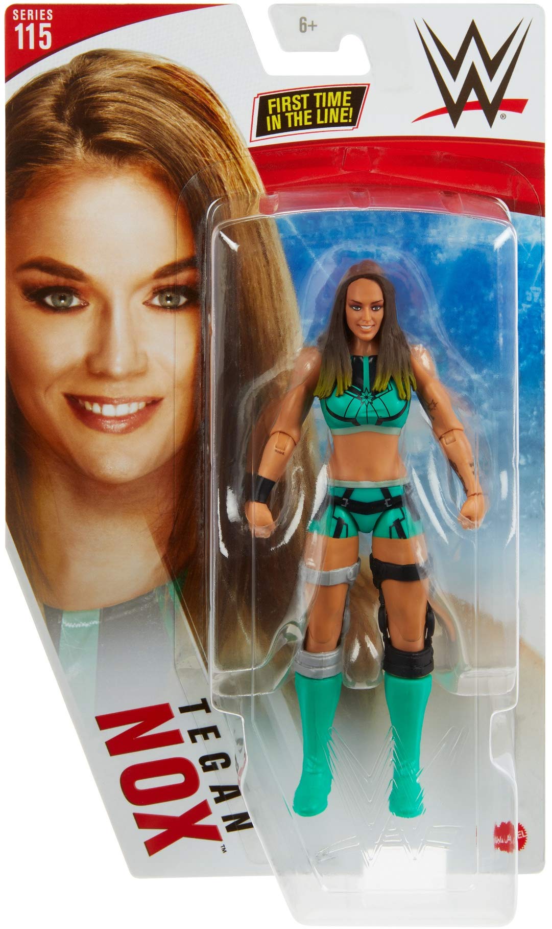 Wwe Tegan Nox Action Figure, Posable 6-In Collectible For Ages 6 Years Old & Up