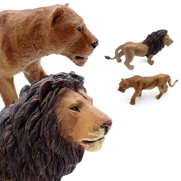 Gemini&Genius Lion Toys For Kids, Realistic Lion Toy Action Figures, Large Wild Animal Lion Toys For Kids, Great For Gifts, Party Favors, Cake Toppers, Display And Collections For Kids