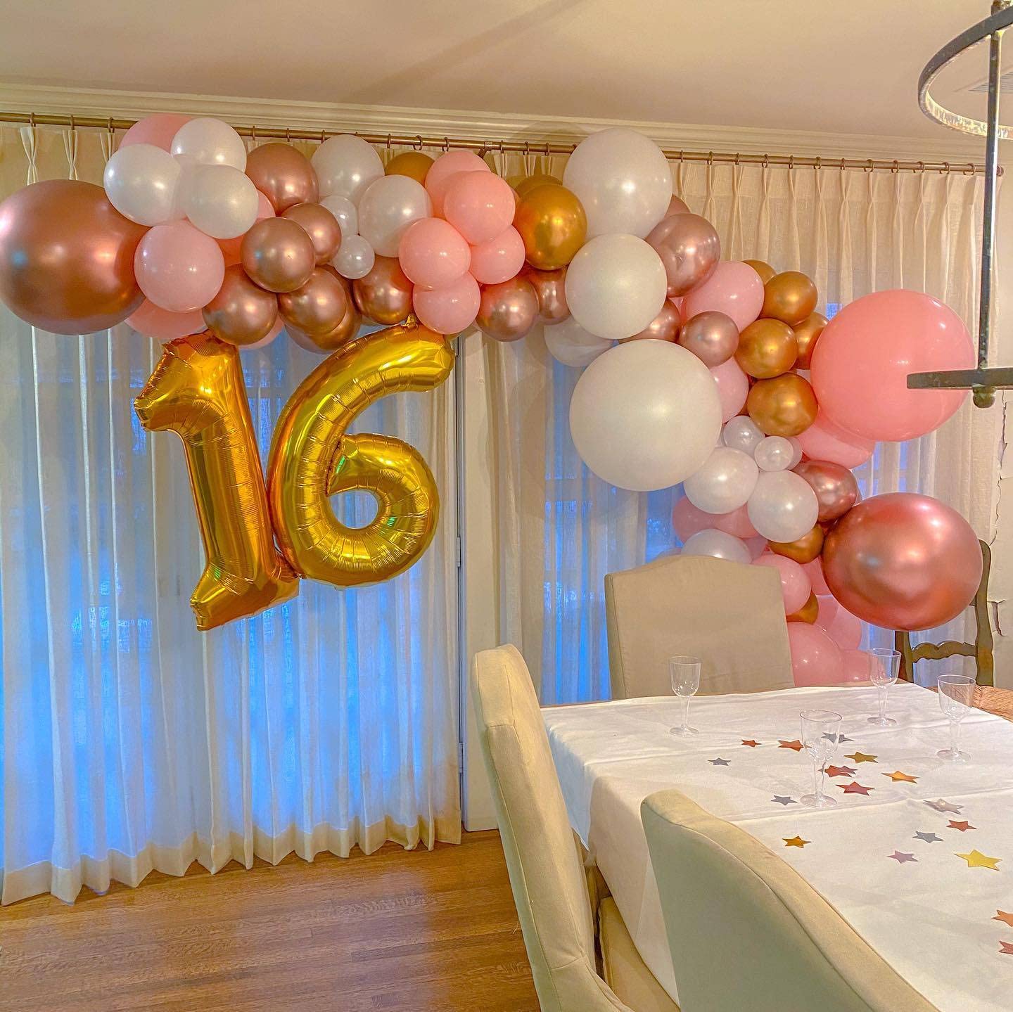 40 Inch Gold 17 Number Balloons Giant 17 Balloons Gold Birthday 17 Balloons 17Th Birthday Anniversary Party Decorations Supplies