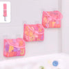 Docmon Bath Toy Storage, Detachable 3 Compartments Bath Toy Holder, Large Capacity Bathtub Toy Storage, Mesh Beach Toy Bag Showe
