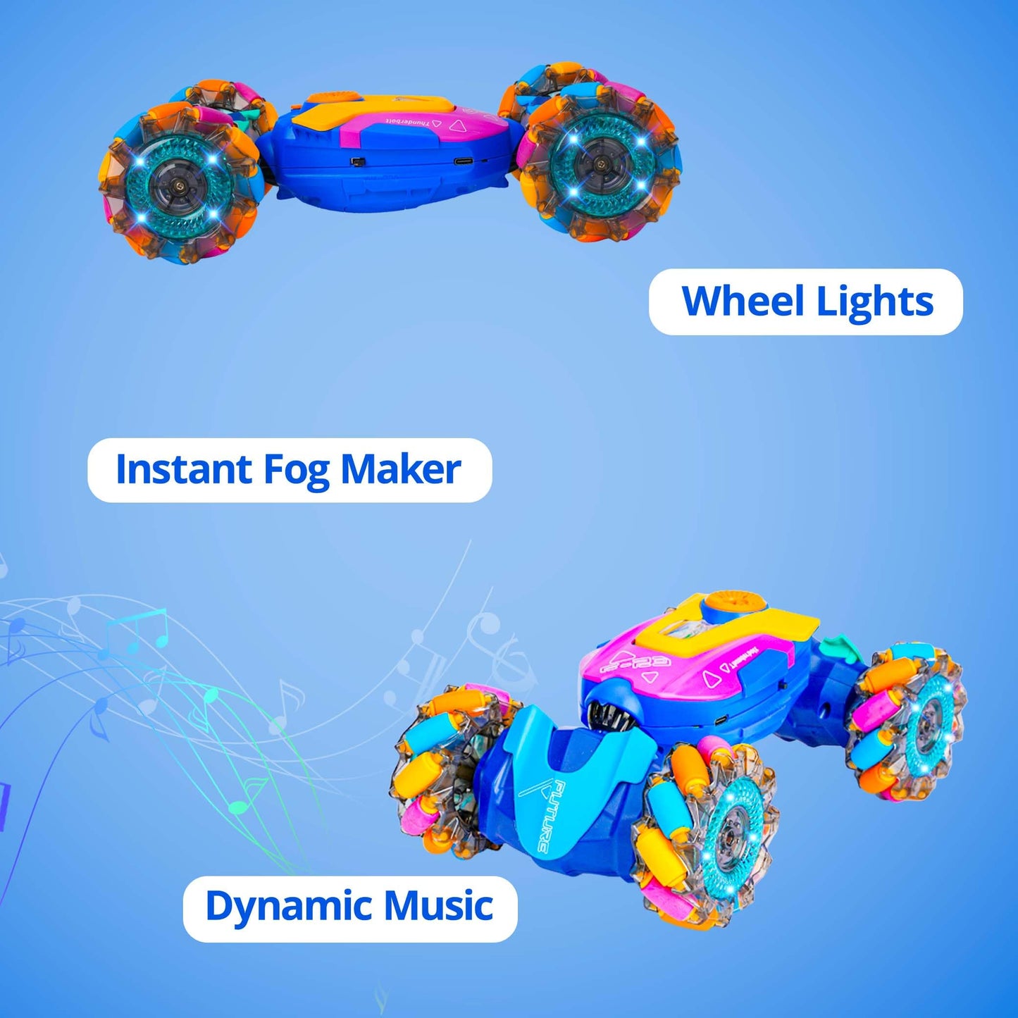 Tokwidget Rc Stunt Car Gesture Sensing Stunt, Hand Control Rc Cars For Boys Age 4-7-13, Best Birthday Gift For Boys 6-8-12, With