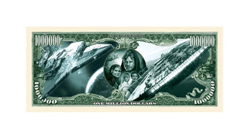 Limited Edition Star Wars Collectible Million Dollar Bill In Currency Holder