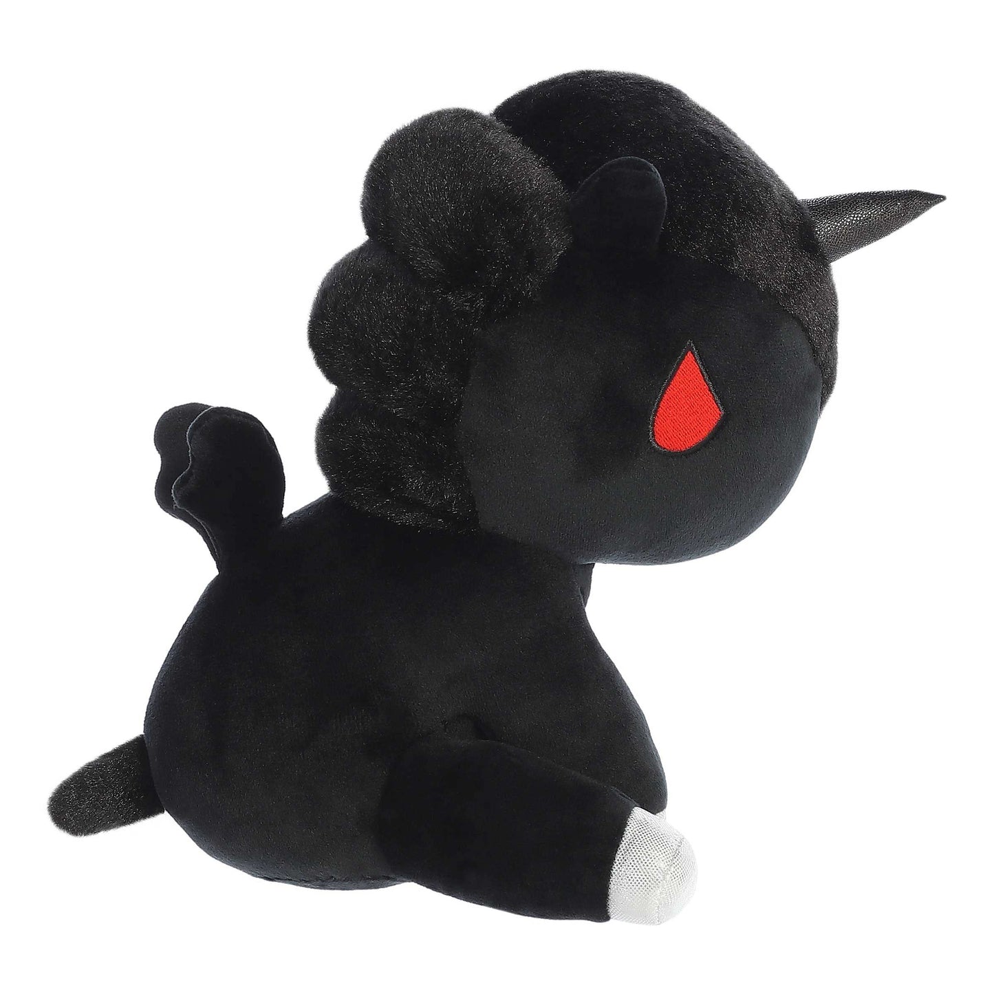 Aurora Enchanting Tokidoki Fumo Stuffed Animal - Bright & Colorful Design - Showpiece Plush - Black 8.5 Inches