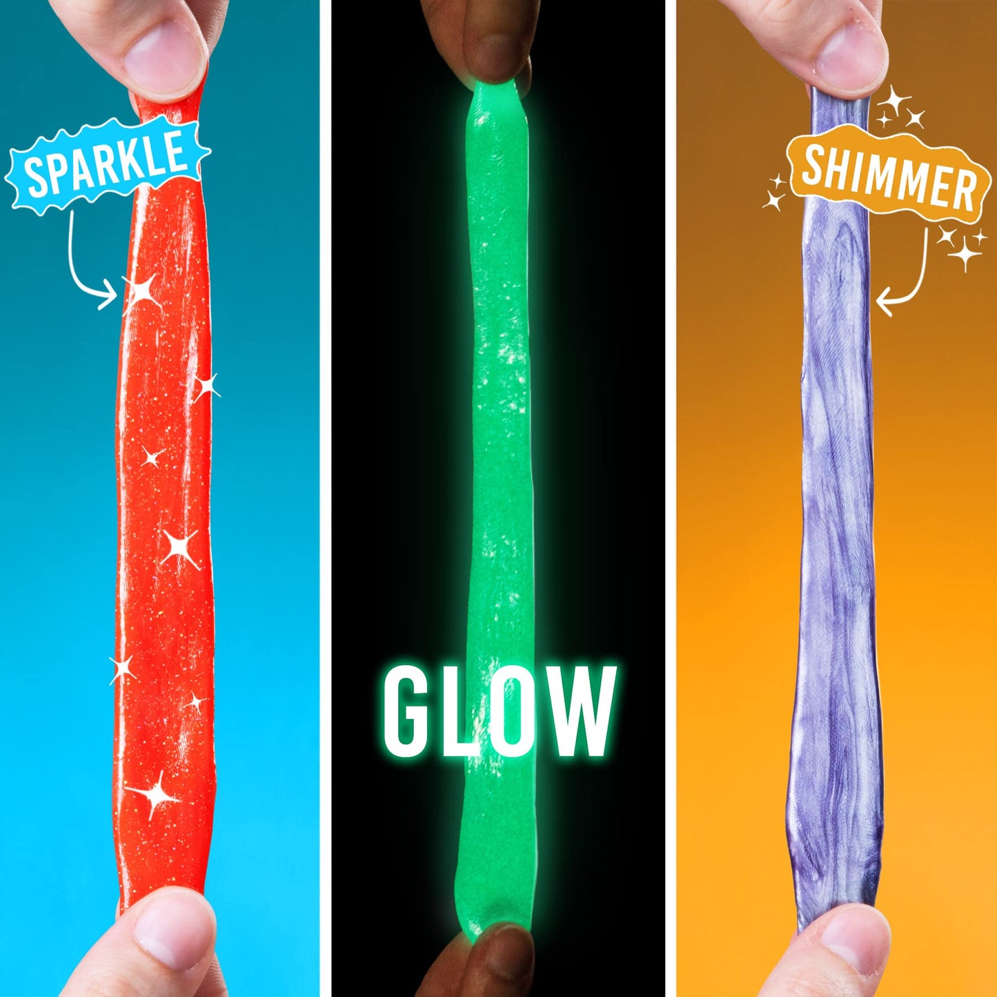 Crazy Aaron’S Thinking Putty Glow In The Dark Kit - Create, Mix, Mold, Fun Activity Set, Mix-In Pieces, Sensory Putty, Fidget, Never Dries Out, Non-Toxic, Crazy Aarons Putty Kids Ages 5+