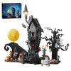 Nightmare Horror Haunted House Building Set, Block Toys Set Compatible with Lego, Creative Halloween Christmas Birthday Toy Kit