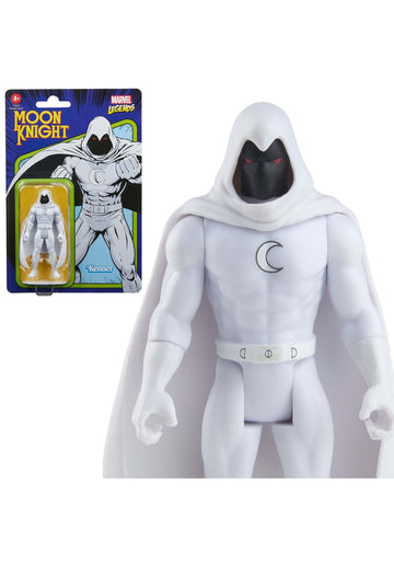Hasbro Marvel Legends Series 3.75-Inch Retro 375 Collection Moon Knight Collectible Action Figure, Toys For Kids Ages 4 And Up