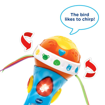 Vtech Baby Babble And Rattle Microphone, Blue