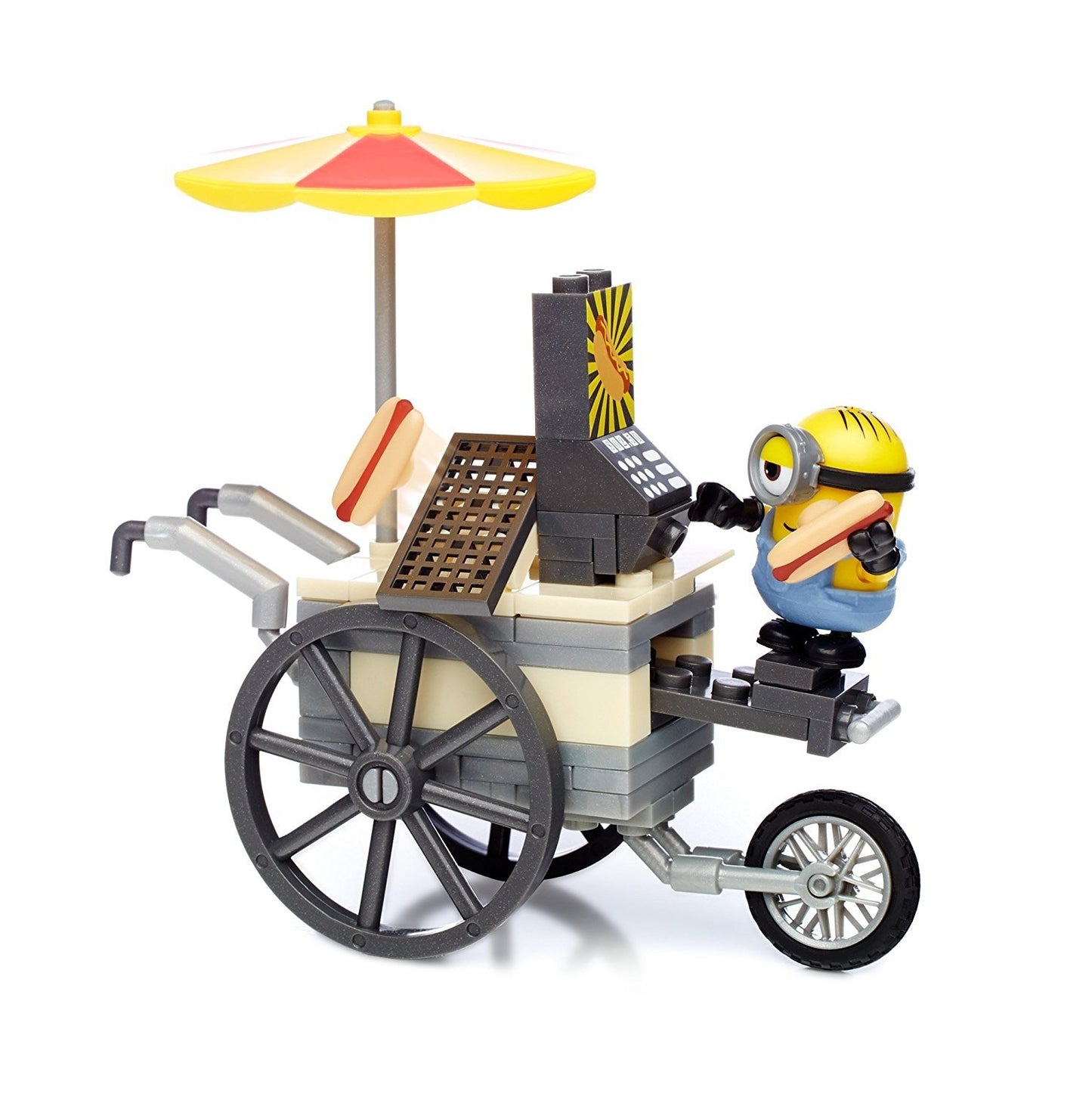 Minions Toys Mega Bloks Flying Hot Dogs - Medium Plastic Model CNF51