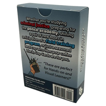 Cop Cards: enhanced Flashcards for Law Enforcement - Learning Aid or Police Gift (Pennsylvania Academy Prep Edition)