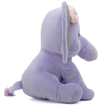 Kinrex Elephant Stuffed Animals – Stuff Animal Plush Toy For Babies Girls Boys, Elephants Plushie Teddy Bear Toys For Birth Stats Baby Shower Infant Newborn Boy & Girl, Purple Measures 9 Inches
