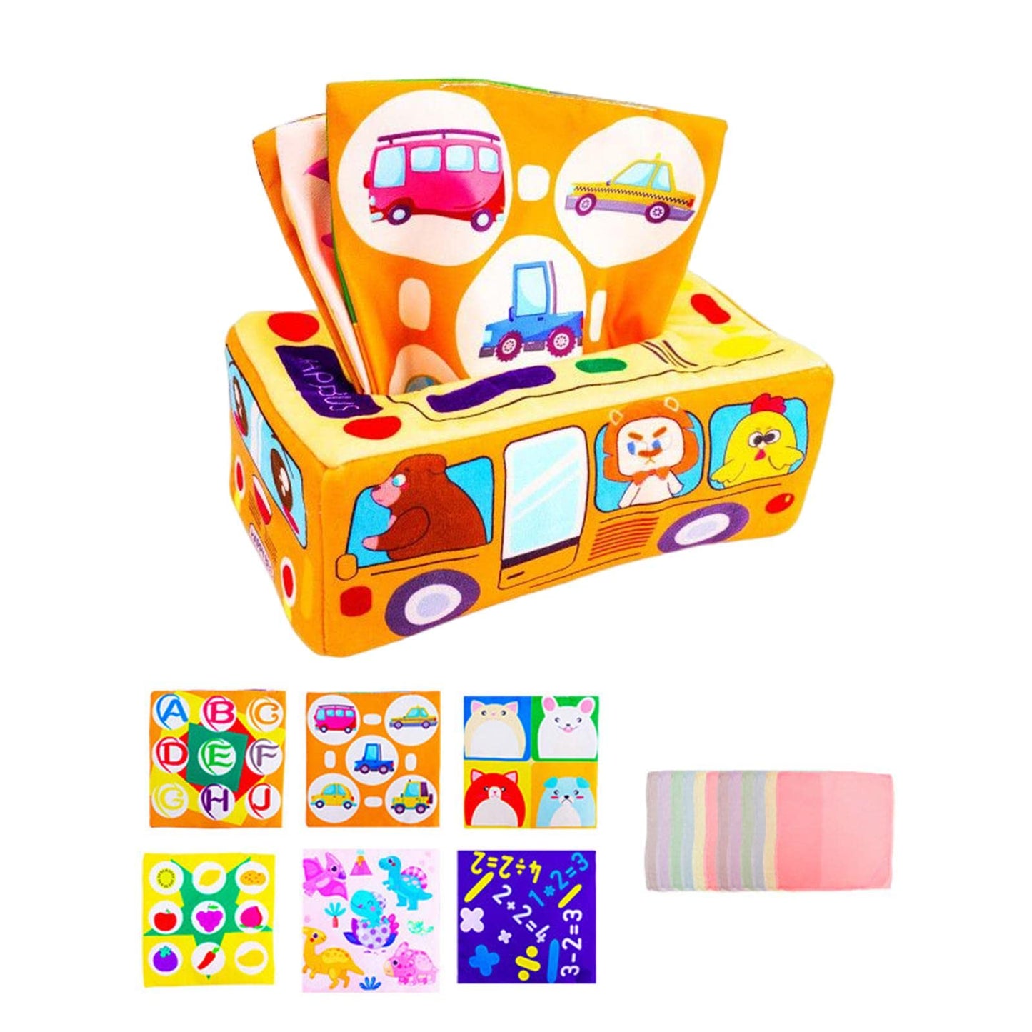 Bnf Baby Tissue Box Sensory Toys Early Learning Motor Skills Montessori Toy Busbaby | Toys For Baby | Developmental Baby Toys1 T