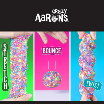 Crazy Aaron'S Thinking Putty 4' Tin - Arcade Adventure Hide Inside - Clear Putty With Hidden Pieces, Non Toxic - Never Dries Out