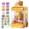 Aiqi Bear Kids Claw Machine, Mini Candy Vending Grabber, Prize Dispenser Toys For Girls And Boys, Electronic Claw Game Machine F