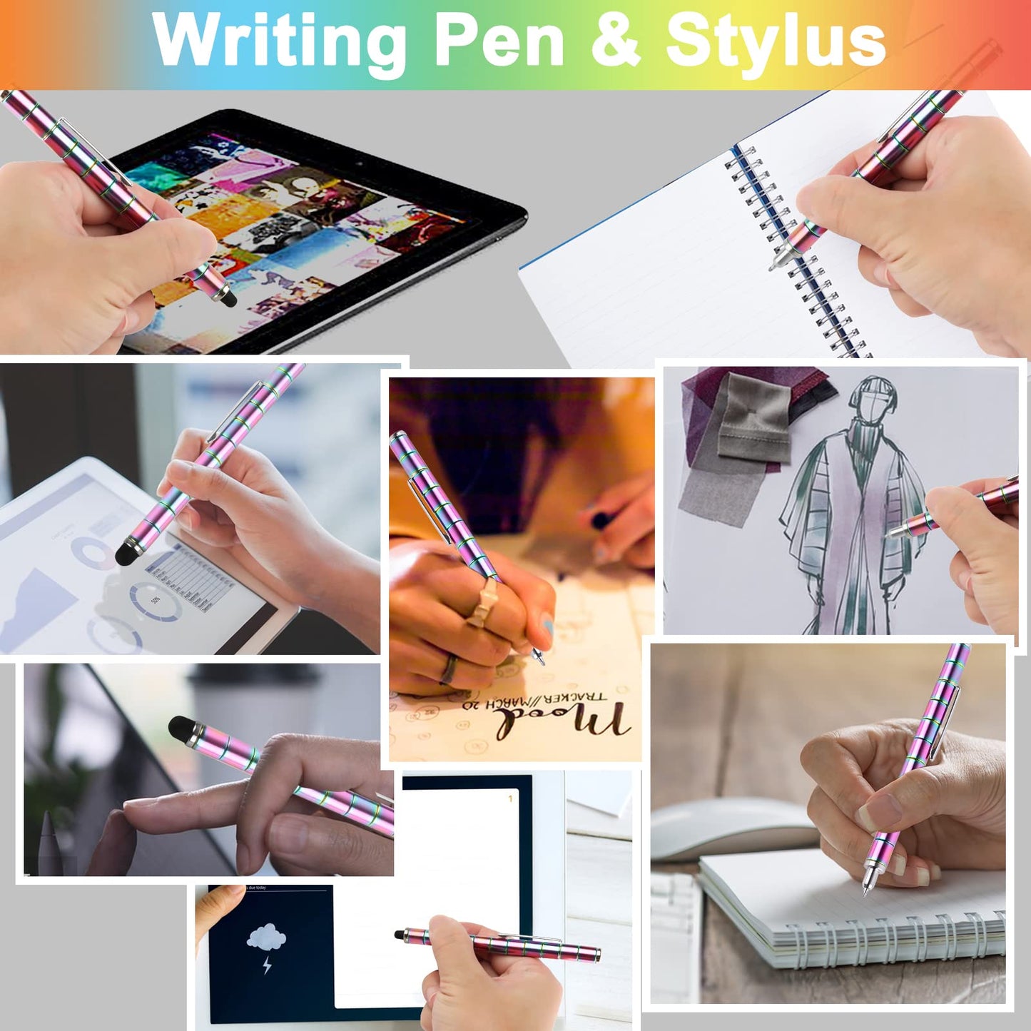 Moonhua Magnetic Pen Fidget Toy, Gold Magnet Metal Writing Pen Toy For Anxiety Relief, Diy Multifunctional Decompression Pen For Kids Adults, Idea Gift For Christmas Classroom Teens Party Supplies