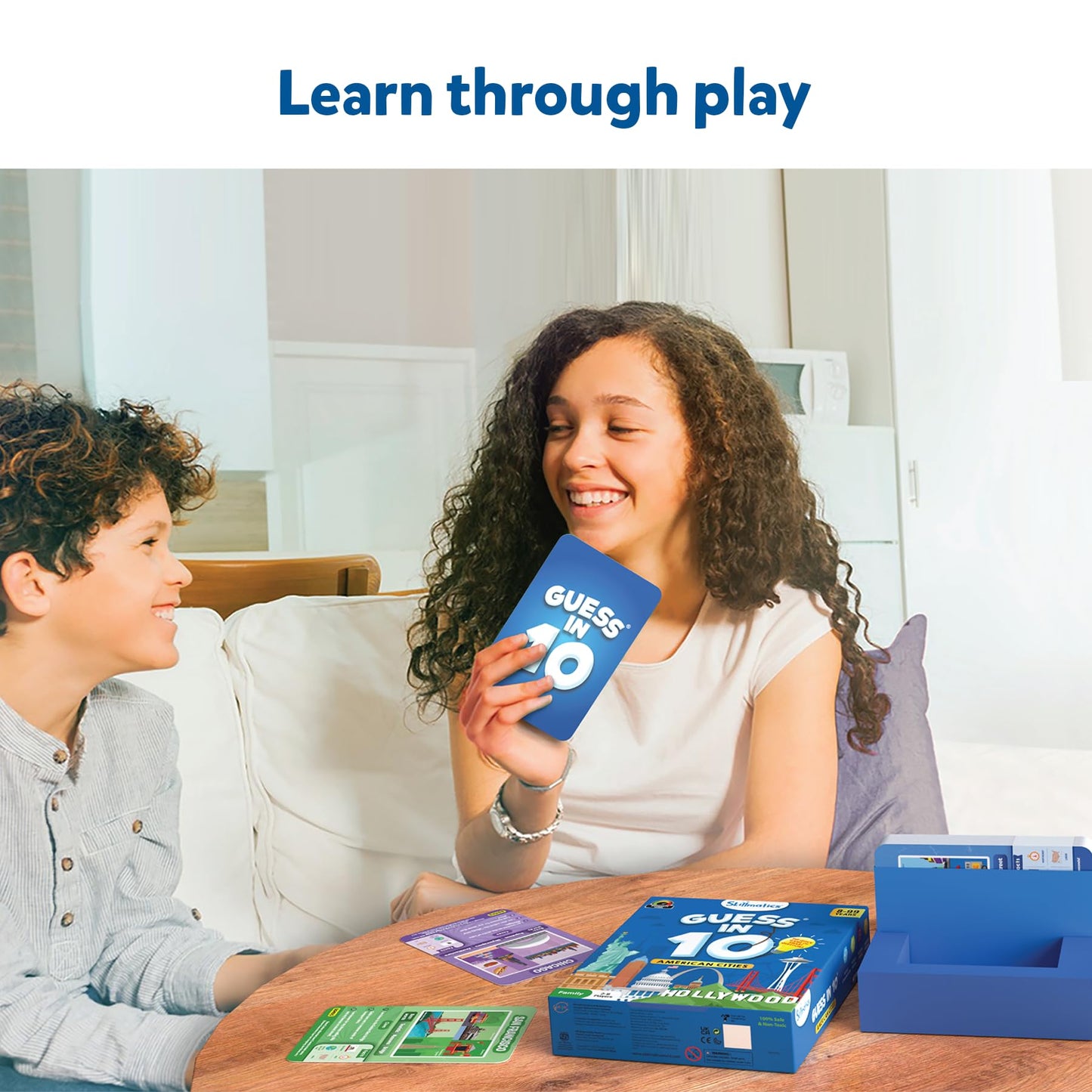 Skillmatics Guess In 10 American Cities, Perfect For Boys, Girls, Kids, And Families Who Love Card Games, Educational Toys & Games, Gifts For Ages 8, 9, 10 And Up